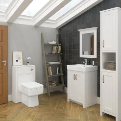 Chatsworth Traditional White Tall Cabinet -Default Template 3 whdantb d2
